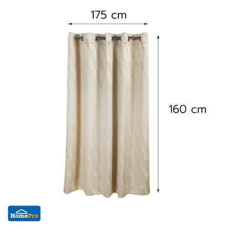 ผ้าม่าน EYELET HOME LIVING STYLE LIMO UV 175x160 ซม. สีครีม_10