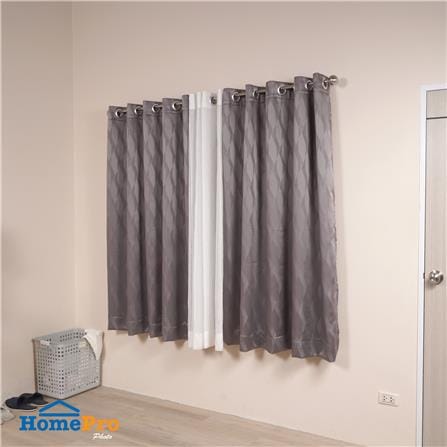 ผ้าม่าน EYELET HOME LIVING STYLE LIMO UV 175x160 ซม. สีเทา_4