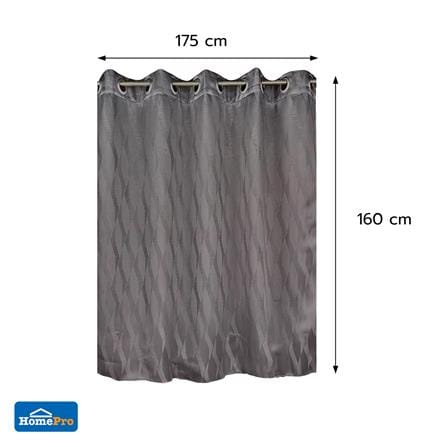 ผ้าม่าน EYELET HOME LIVING STYLE LIMO UV 175x160 ซม. สีเทา_10