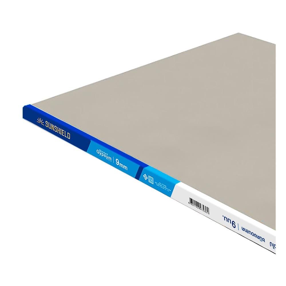 แผ่นยิปซัม SUNSHIELD ขอบลาด RE 9 มม. 120x240 ซม.