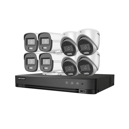 ชุดกล้องวงจรปิด 8 ตัว HIKVISION SMART 2 ล้านพิกเซล_0