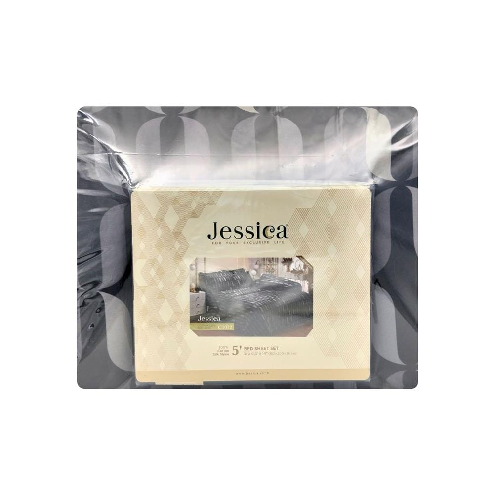 ชุดผ้าปูที่นอน 5 ฟุต (ชุด 6 ชิ้น) JESSICA COTTON 22019-C1072