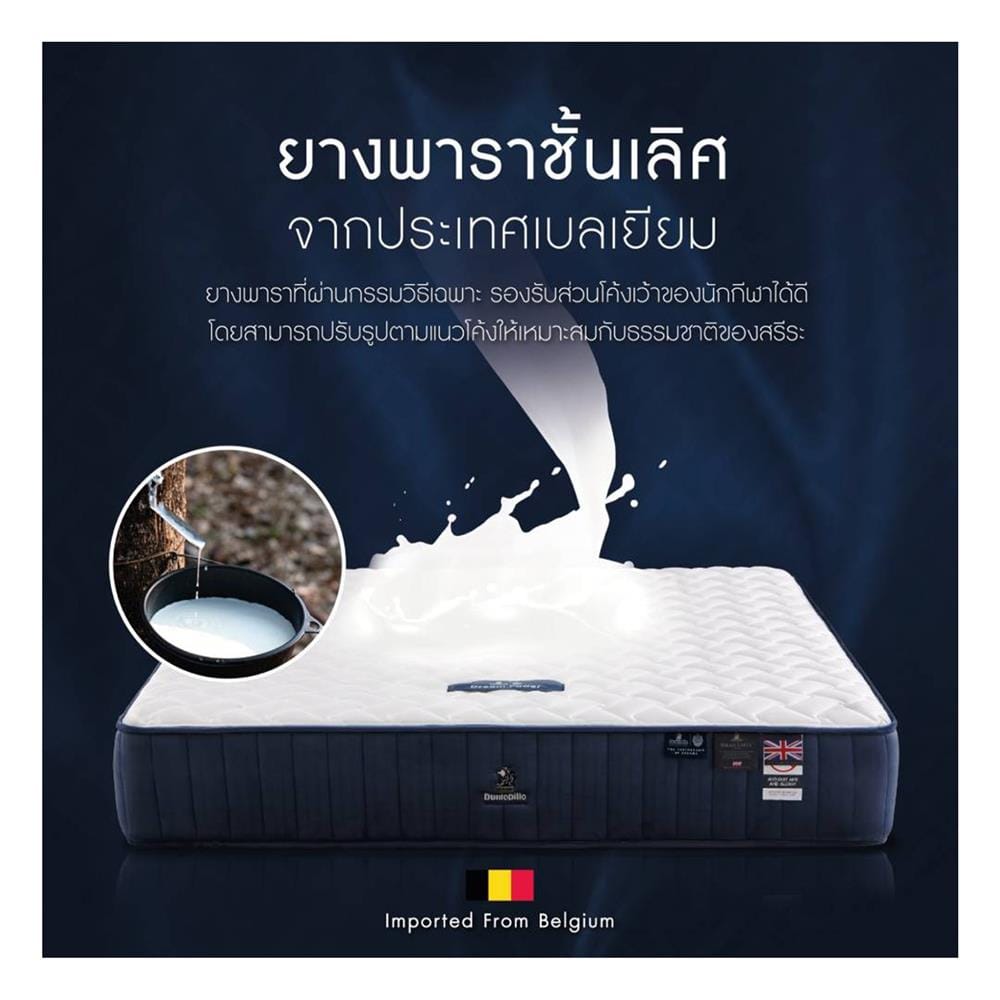 ที่นอนสปริง 3.5 ฟุต DUNLOPILLO รุ่น DREAM POWER พร้อมชุดเครื่องนอน 7 ชิ้น