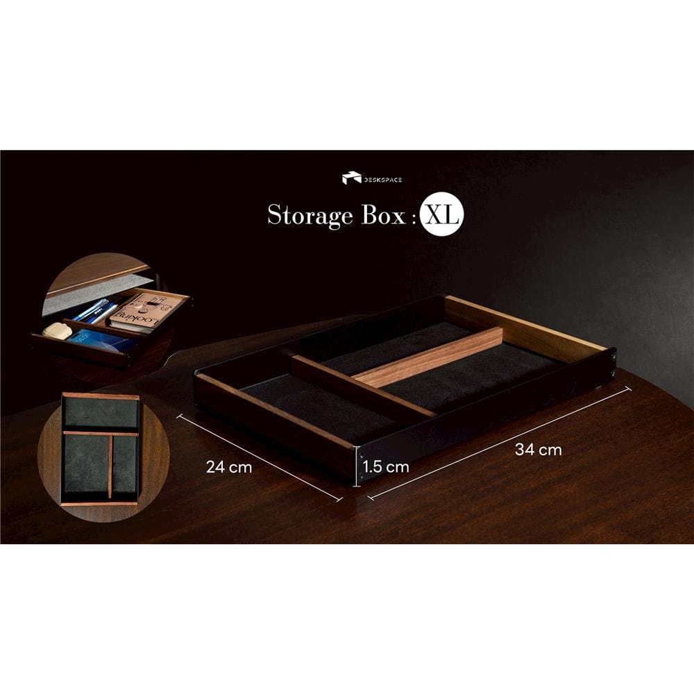 กล่องเก็บของ DESKSPACE DESK_SB_XL_WN สีวอลนัท