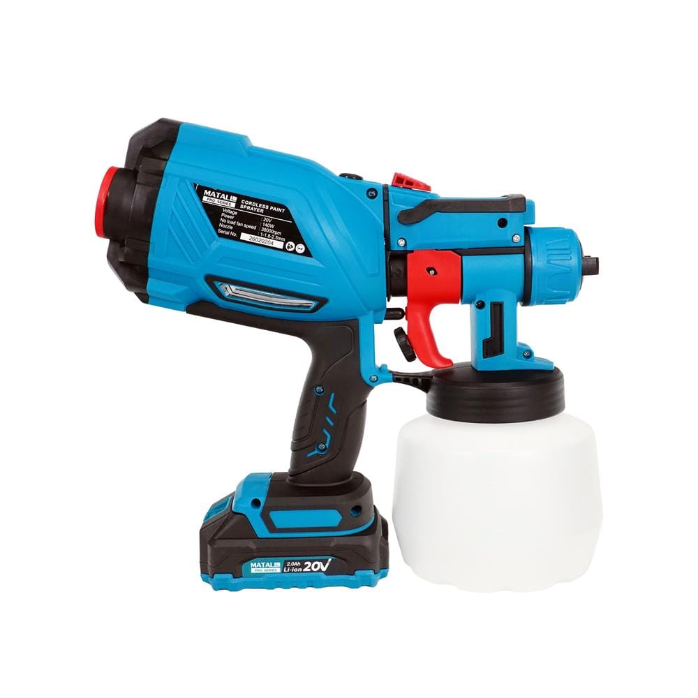 เครื่องพ่นสีไร้สาย MATALL PRO QDP-CX34-380 1200 มล.