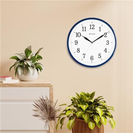 นาฬิกาแขวน RHYTHM CMG622NR11 10 นิ้ว สีน้ำเงิน_6