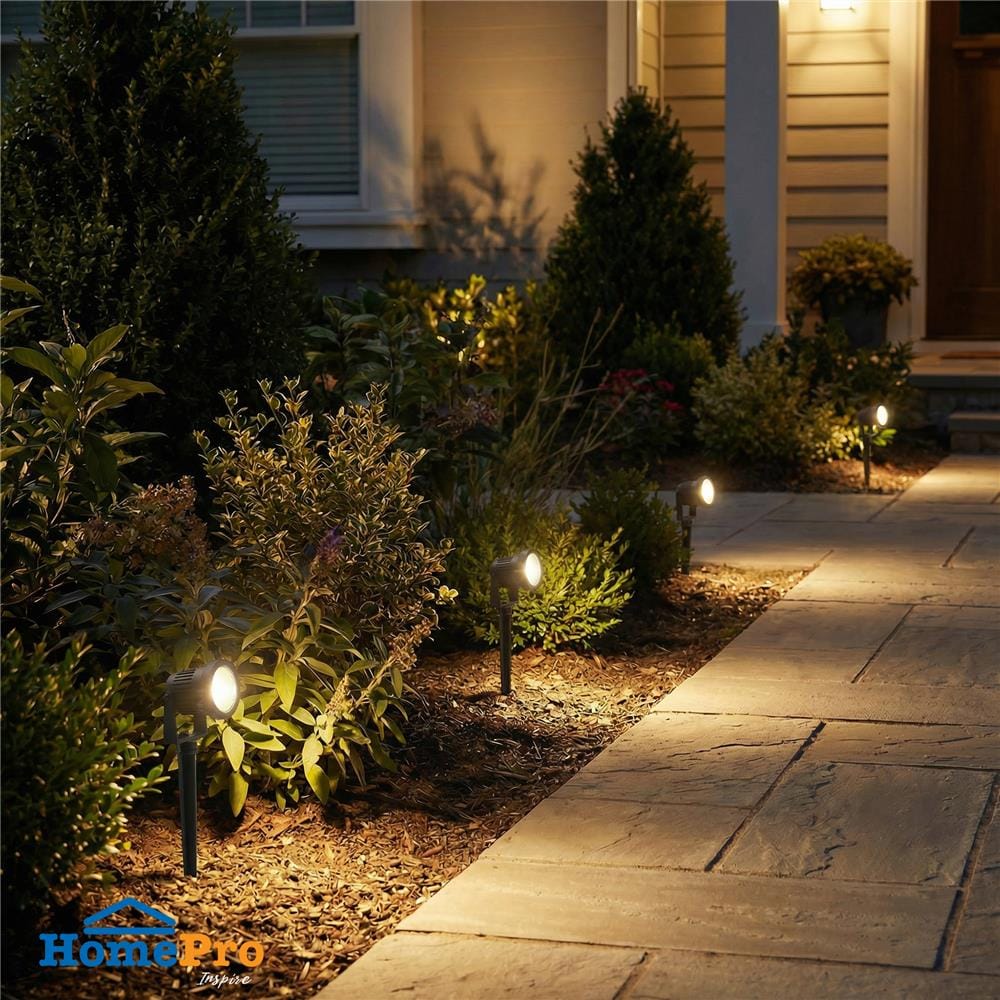 ไฟจัดสวน LED CARINI LCW9020 5 วัตต์ WARM WHITE สีดำ (แพ็ก 2 ชิ้น)
