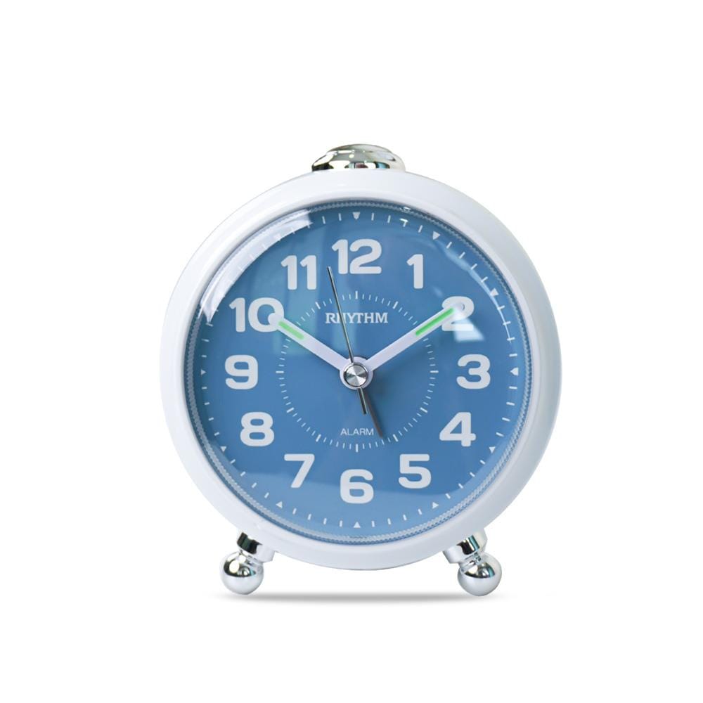 นาฬิกาปลุก RHYTHM CRE313NR03 3.3 นิ้ว สีขาว