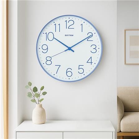 นาฬิกาแขวน RHYTHM CMG620NR04 12 นิ้ว สีน้ำเงิน_3