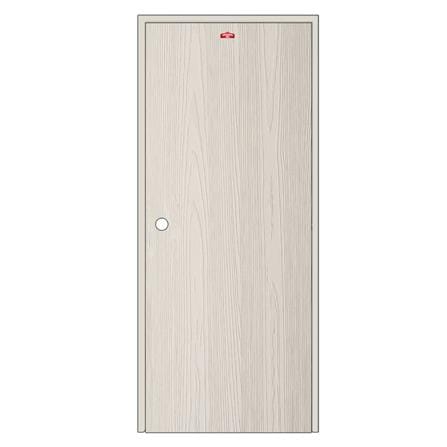 ชุดประตูเหล็ก เจาะลูกบิด PROFESSIONAL DOOR FR2RC+WD2C 96.4x203.5 ซม. สีครีม (เปิดด้านขวา ออกด้านนอก)