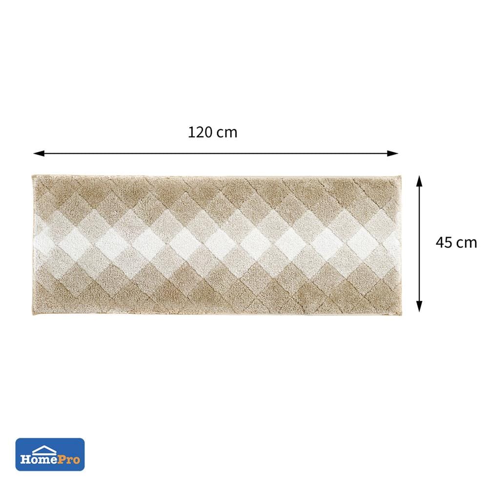 พรม HOME LIVING STYLE DIAMOND 45x120 ซม. สีครีม