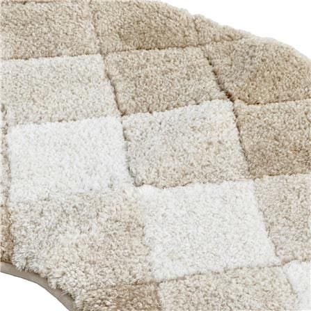 พรมห้องน้ำ HOME LIVING STYLE DIAMOND 50x60 ซม. สีครีม_3