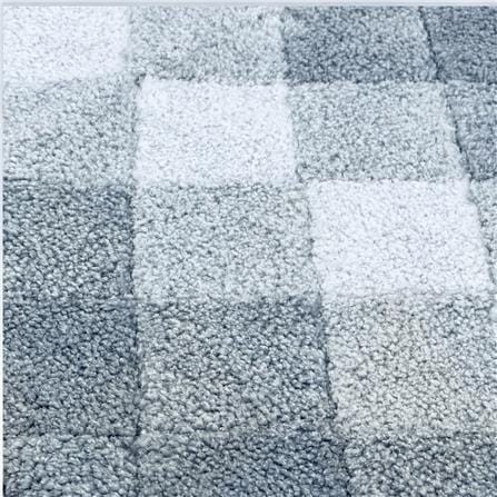 พรม HOME LIVING STYLE DIAMOND 45x70 ซม. สีฟ้า_4