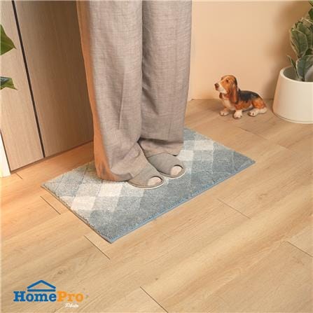 พรม HOME LIVING STYLE DIAMOND 45x70 ซม. สีฟ้า_8