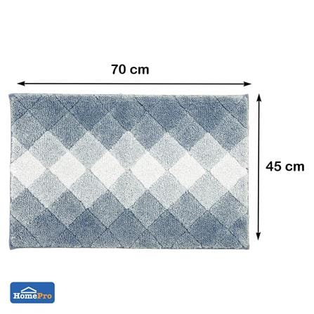 พรม HOME LIVING STYLE DIAMOND 45x70 ซม. สีฟ้า_9