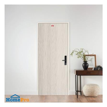 ชุดประตูเหล็ก เจาะลูกบิด PROFESSIONAL DOOR FR2LC+WD2C 96.4x203.5 ซม. สีครีม (เปิดด้านซ้าย ออกด้านนอก)_3