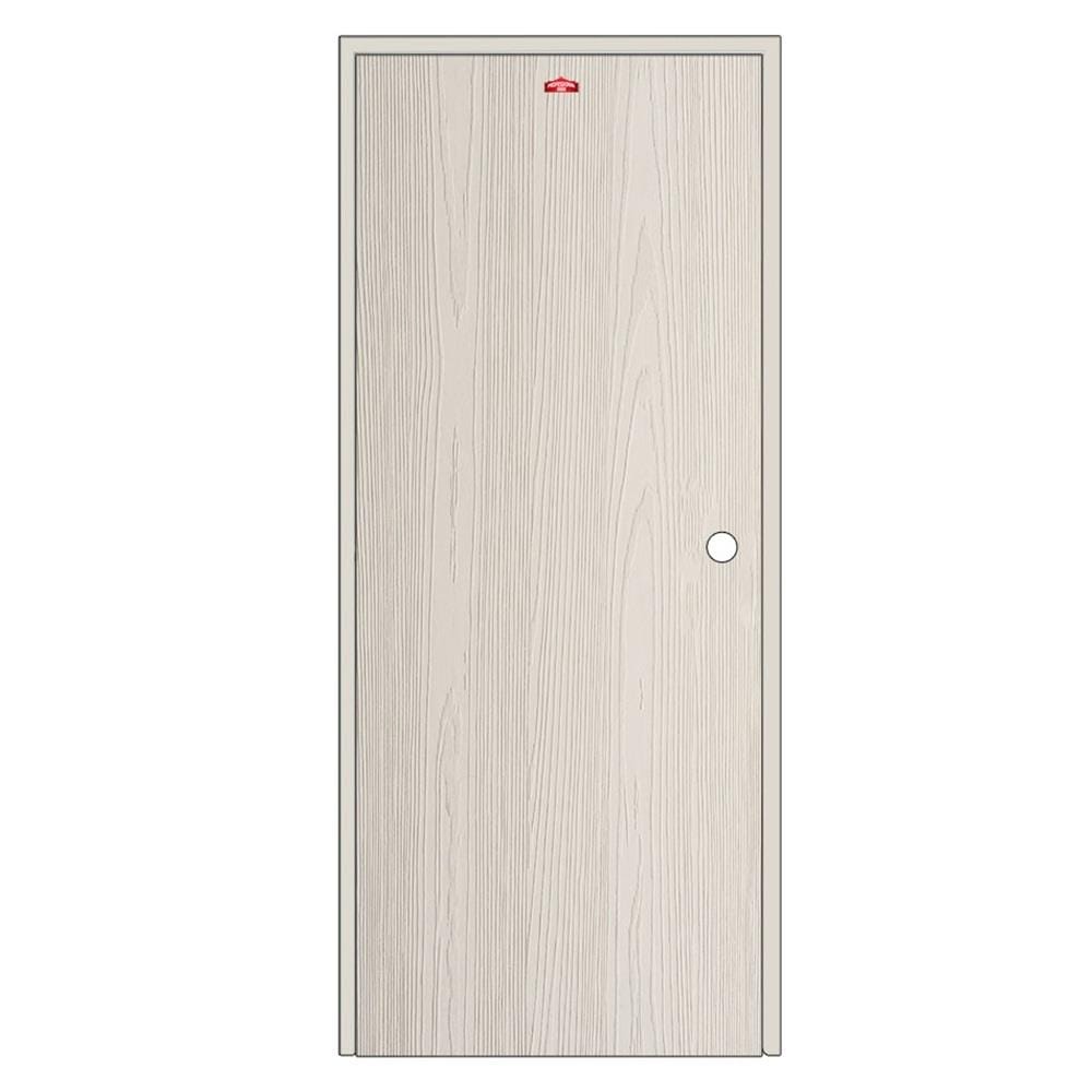 ชุดประตูเหล็ก เจาะลูกบิด PROFESSIONAL DOOR FR1LC+WD1C 86.4x203.5 ซม. สีครีม (เปิดด้านซ้าย ออกด้านนอก)
