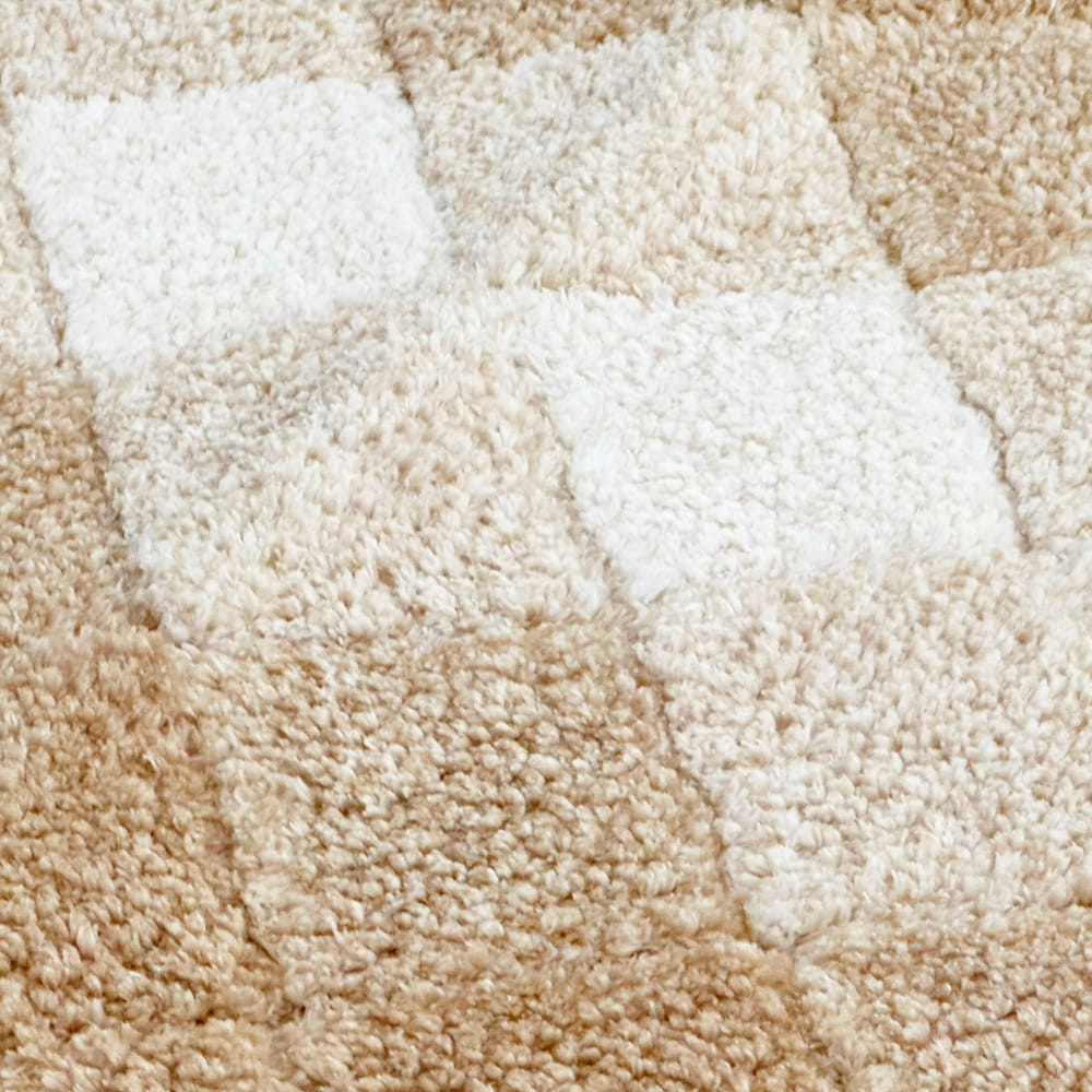 พรม HOME LIVING STYLE DIAMOND 45x70 ซม. สีครีม