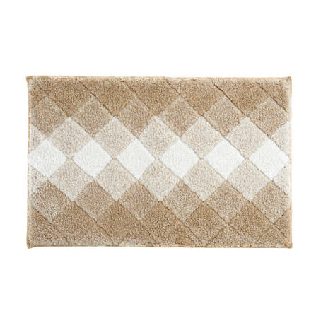 พรม HOME LIVING STYLE DIAMOND 45x70 ซม. สีครีม_0