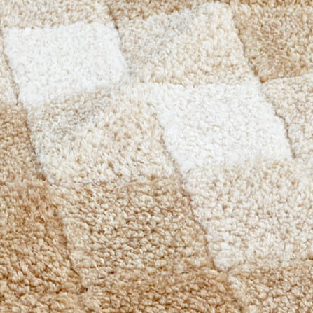 พรม HOME LIVING STYLE DIAMOND 45x70 ซม. สีครีม_3