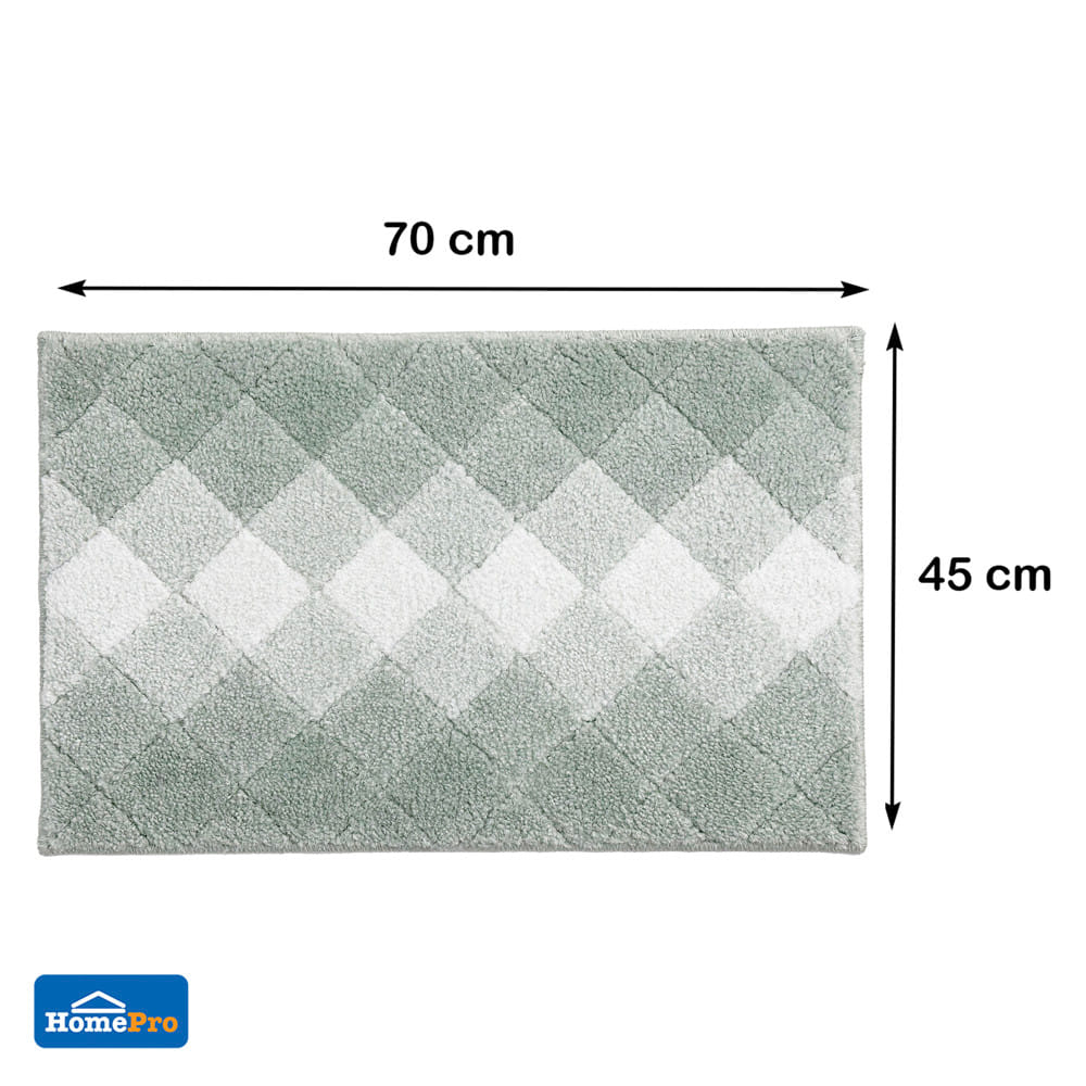 พรม HOME LIVING STYLE DIAMOND 45x70 ซม. สีเขียว