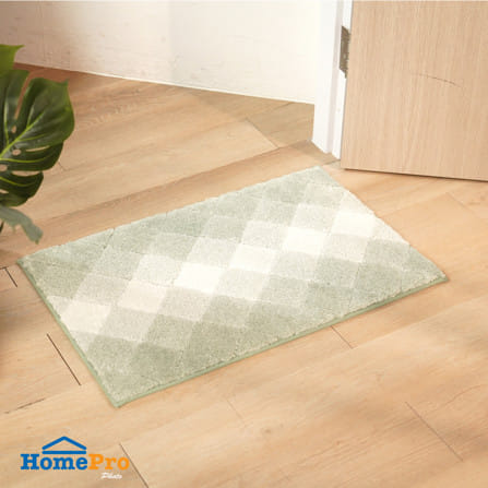 พรม HOME LIVING STYLE DIAMOND 45x70 ซม. สีเขียว_6