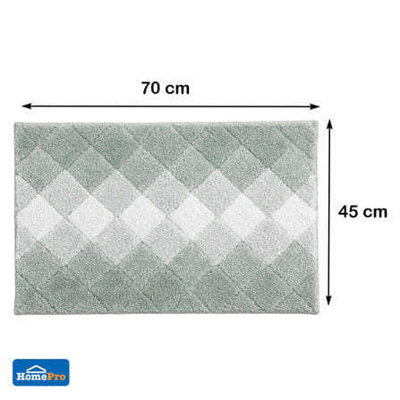 พรม HOME LIVING STYLE DIAMOND 45x70 ซม. สีเขียว_8