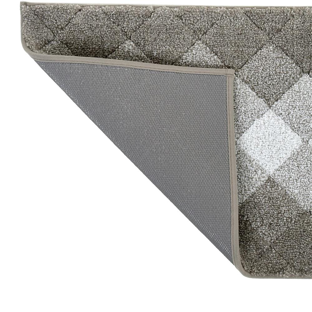พรม HOME LIVING STYLE DIAMOND 45x70 ซม. สีน้ำตาลเข้ม