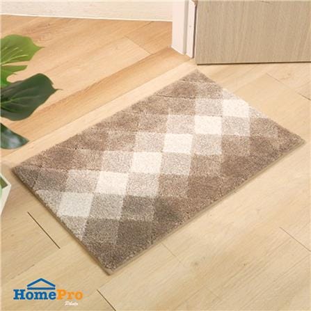 พรม HOME LIVING STYLE DIAMOND 45x70 ซม. สีน้ำตาลเข้ม_6
