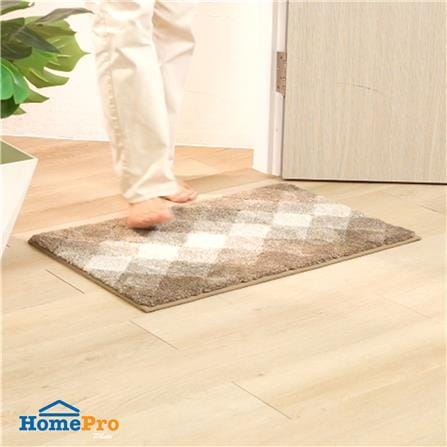 พรม HOME LIVING STYLE DIAMOND 45x70 ซม. สีน้ำตาลเข้ม_7