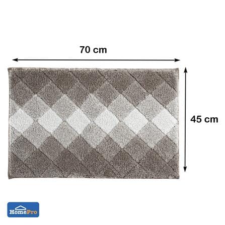 พรม HOME LIVING STYLE DIAMOND 45x70 ซม. สีน้ำตาลเข้ม_8