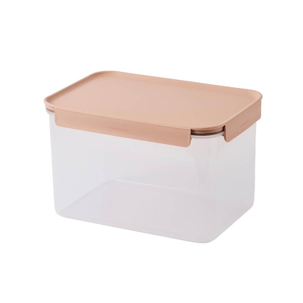 กล่องอาหาร LOCKNLOCK CLASSIC PLUS 6.6 ลิตร สีชมพู