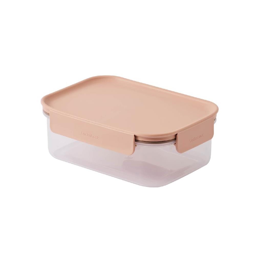 กล่องอาหาร LOCKNLOCK CLASSIC PLUS 0.91 ลิตร สีชมพู