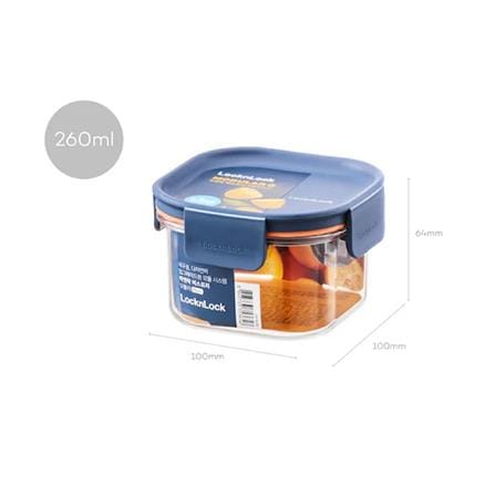 กล่องอาหาร LOCKNLOCK BISFREE LBF450 0.26 ลิตร สีกรม_10