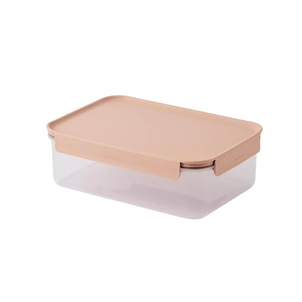 กล่องอาหาร LOCKNLOCK CLASSIC PLUS 2.8 ลิตร สีชมพู