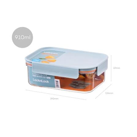 กล่องอาหาร LOCKNLOCK BISFREE LBF404 0.91 ลิตร สีเขียว_9