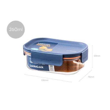 กล่องอาหาร LOCKNLOCK BISFREE LBF401 0.26 ลิตร สีกรม_10