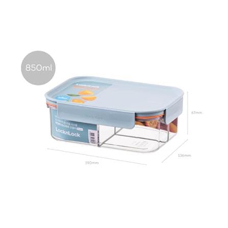 กล่องอาหาร LOCKNLOCK BISFREE LBF404 0.85 ลิตร สีเขียว_10