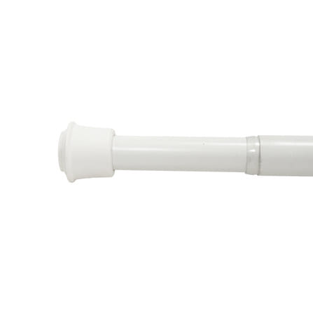 รางเหล็ก ยืดหด HOME LIVING STYLE NON DRILL 110-210 ซม. สีขาว_0