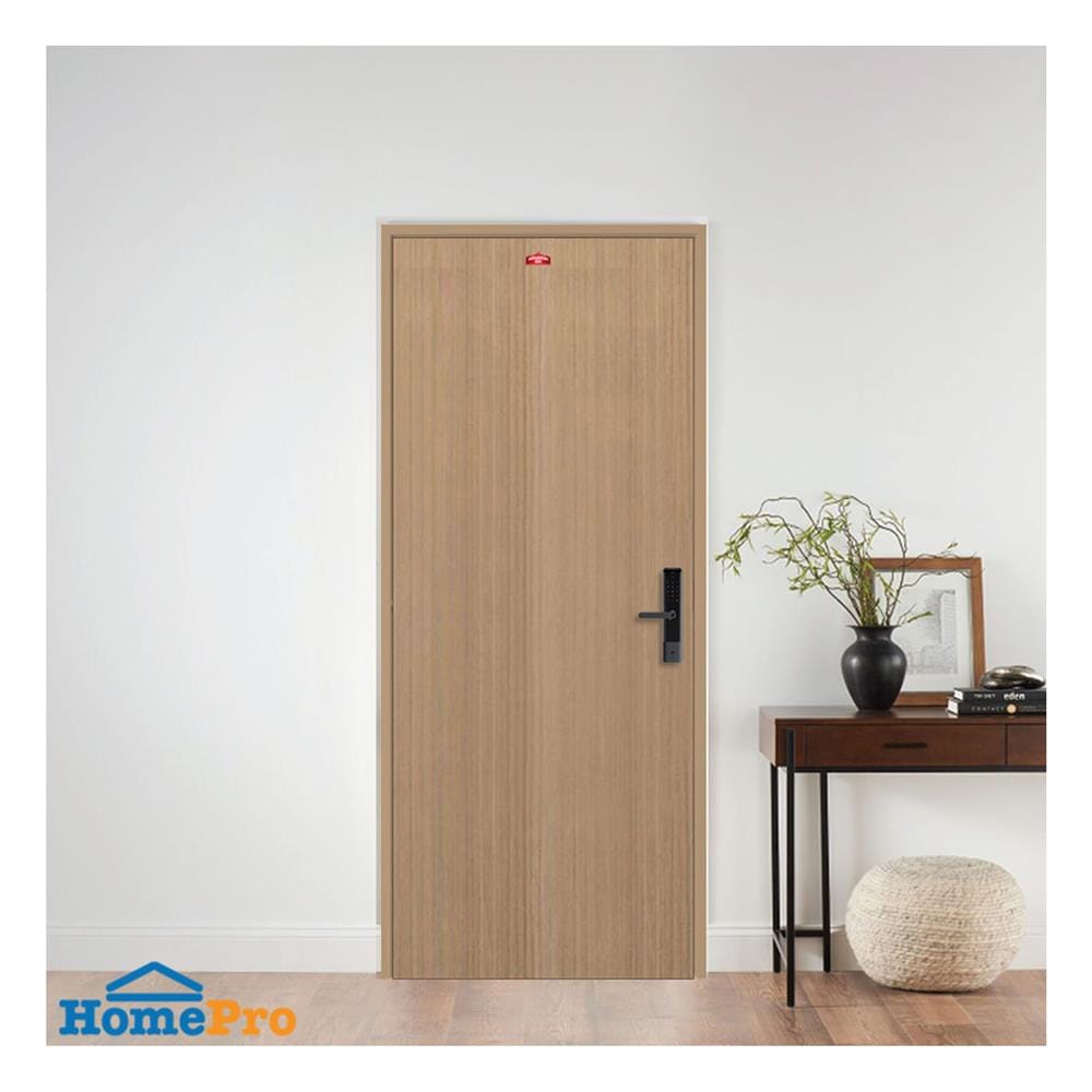 ชุดประตูภายในเหล็ก เจาะลูกบิด PROFESSIONAL DOOR FR2LC+D240 96.4x203.5 ซม. สีครีม (เปิดด้านซ้าย ออกด้านนอก)