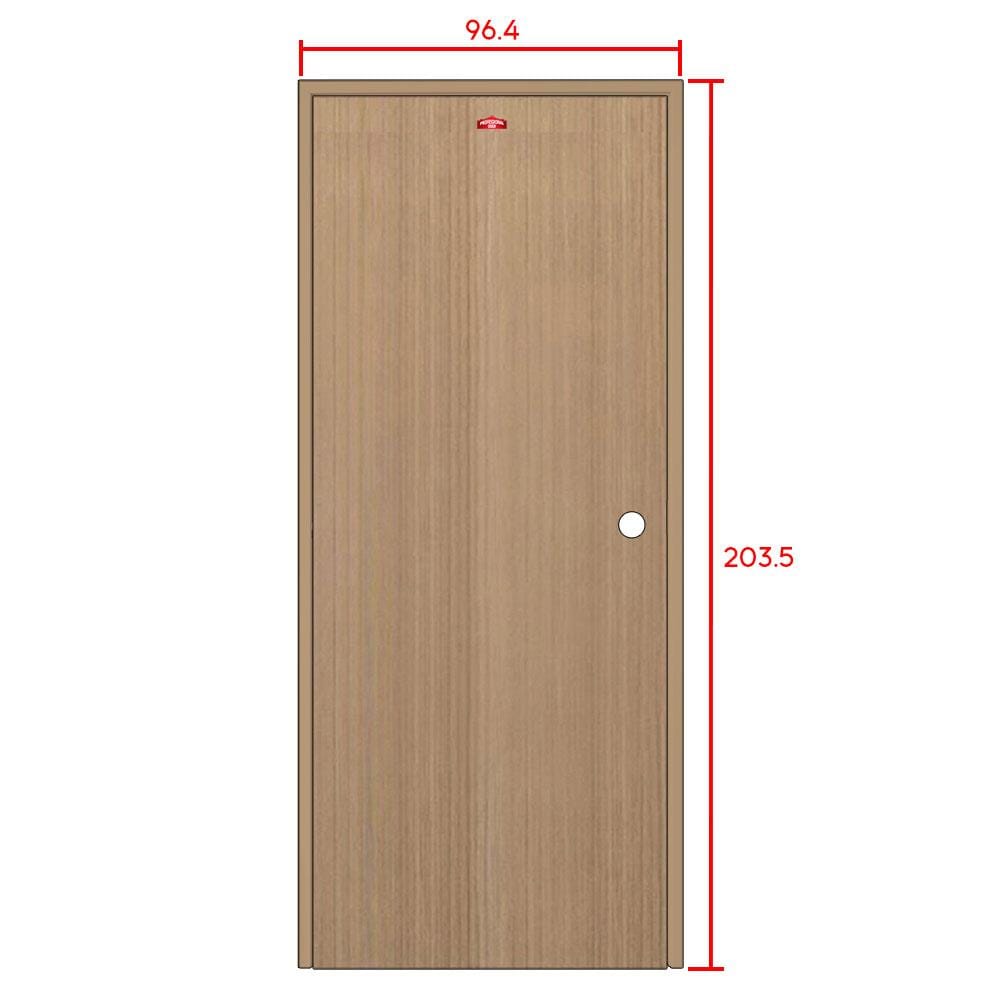 ชุดประตูภายในเหล็ก เจาะลูกบิด PROFESSIONAL DOOR FR2LC+D240 96.4x203.5 ซม. สีครีม (เปิดด้านซ้าย ออกด้านนอก)