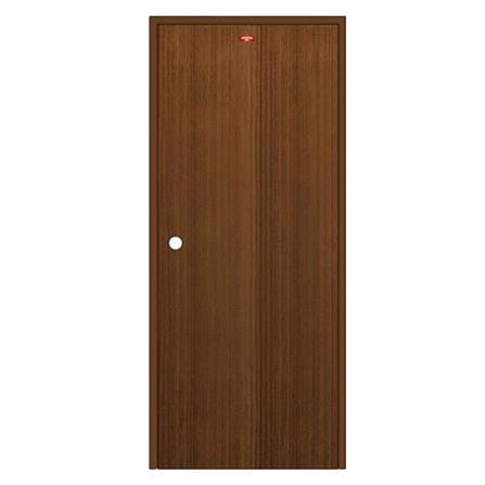 ชุดประตูภายในเหล็ก เจาะลูกบิด PROFESSIONAL DOOR FR1RBW+D138 86.4x203.5 ซม. สีน้ำตาล (เปิดด้านขวา ออกด้านนอก)_0