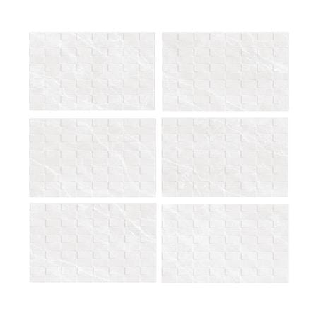กระเบื้องผนัง 25x40 ซม. COTTO โจเซฟีน เดคโค่ ขาว PM 1 ตร.ม._1