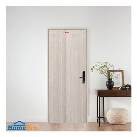 ชุดประตูภายในเหล็ก เจาะลูกบิด PROFESSIONAL DOOR FR2LG+D241 96.4x203.5 ซม. สีเทา (เปิดด้านซ้าย ออกด้านนอก)_3