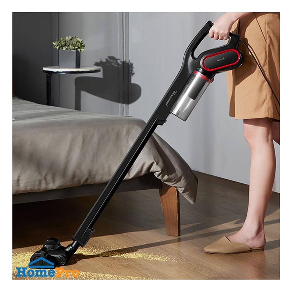 เครื่องดูดฝุ่นแบบด้าม DEERMA DX700P สีดำ