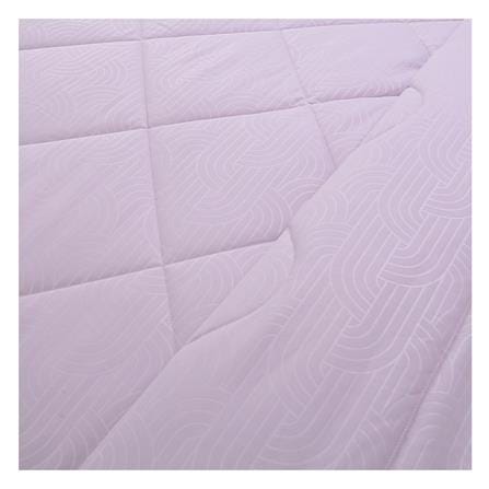 ชุดผ้าปูที่นอน 5 ฟุต (ชุด 6 ชิ้น) HOME LIVING STYLE MULTICURVE สี PURPLE_4