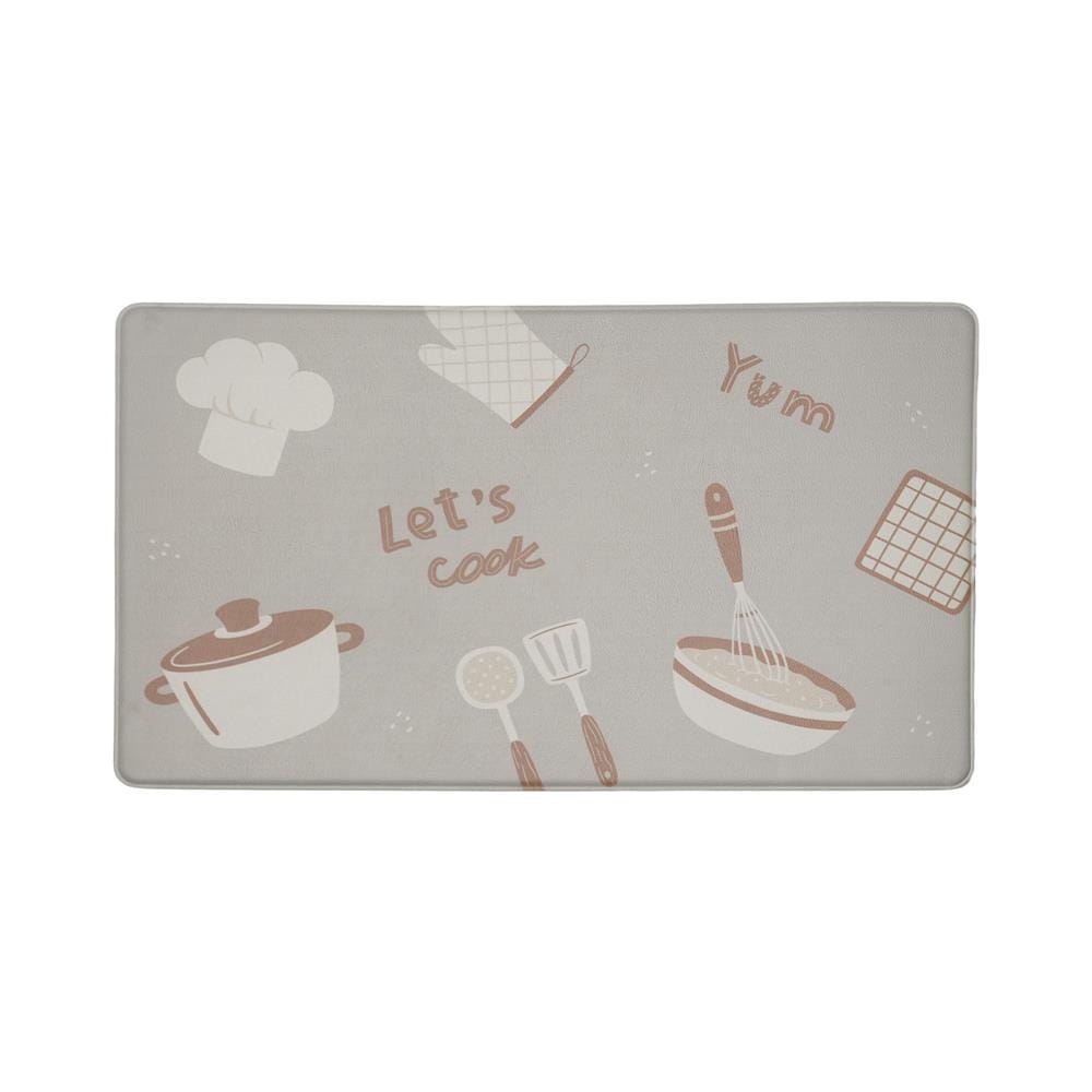 แผ่นอเนกประสงค์ HOME LIVING STYLE CHEF 45x75 ซม. สีเทา