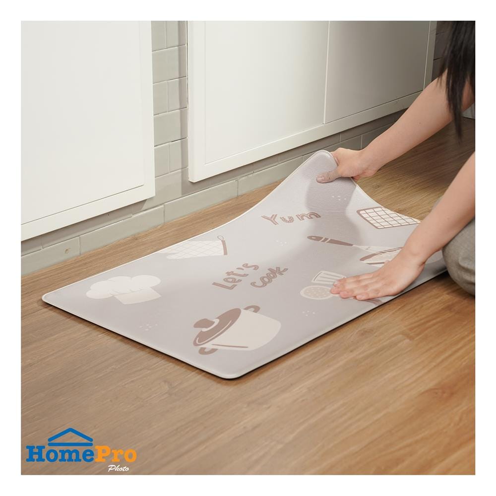 แผ่นอเนกประสงค์ HOME LIVING STYLE CHEF 45x75 ซม. สีเทา