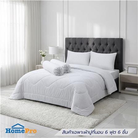 ชุดผ้าปูที่นอน 6 ฟุต (ชุด 6 ชิ้น) HOME LIVING STYL...
