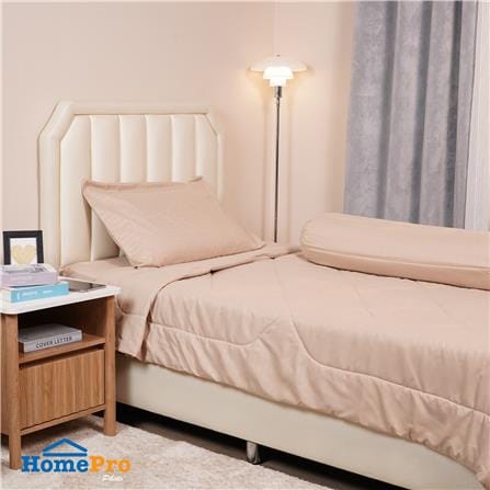 ชุดผ้าปูที่นอน 3.5 ฟุต (ชุด 4 ชิ้น) HOME LIVING STYLE KEYCHAIN LIGHT BROWN_7